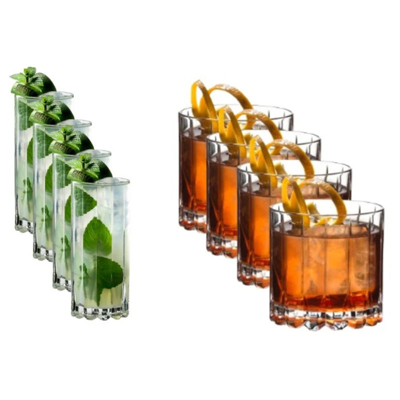 Riedel Drink Specific Rocks & Highball Set 8 Glas