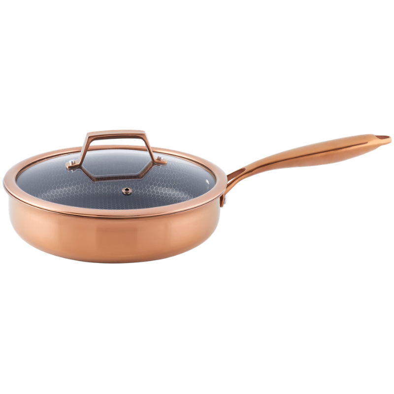 Hâws Santo Sauterpande 24 Cm Med Låg Og Hybridbelægning - Rose Gold billede