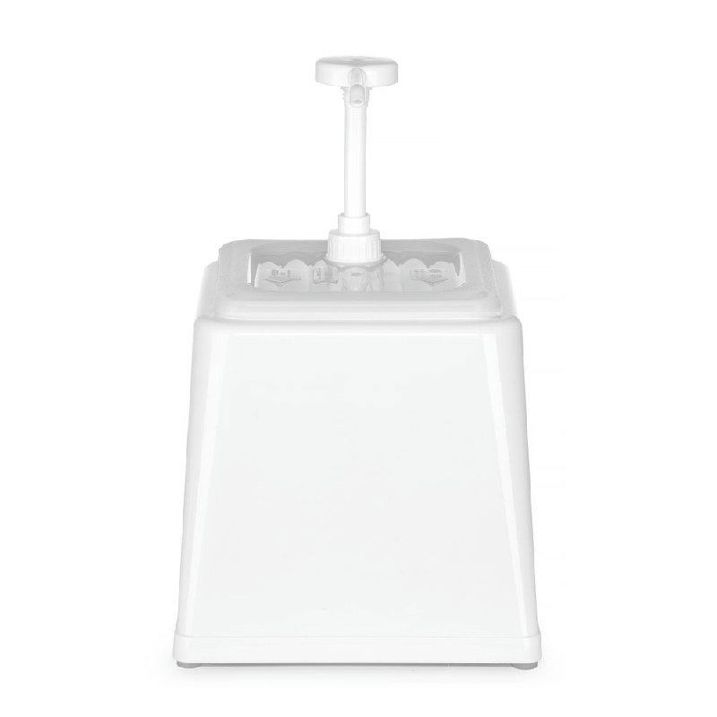 Hendi Sourcedispenser Med Pumpe Hvid Plast