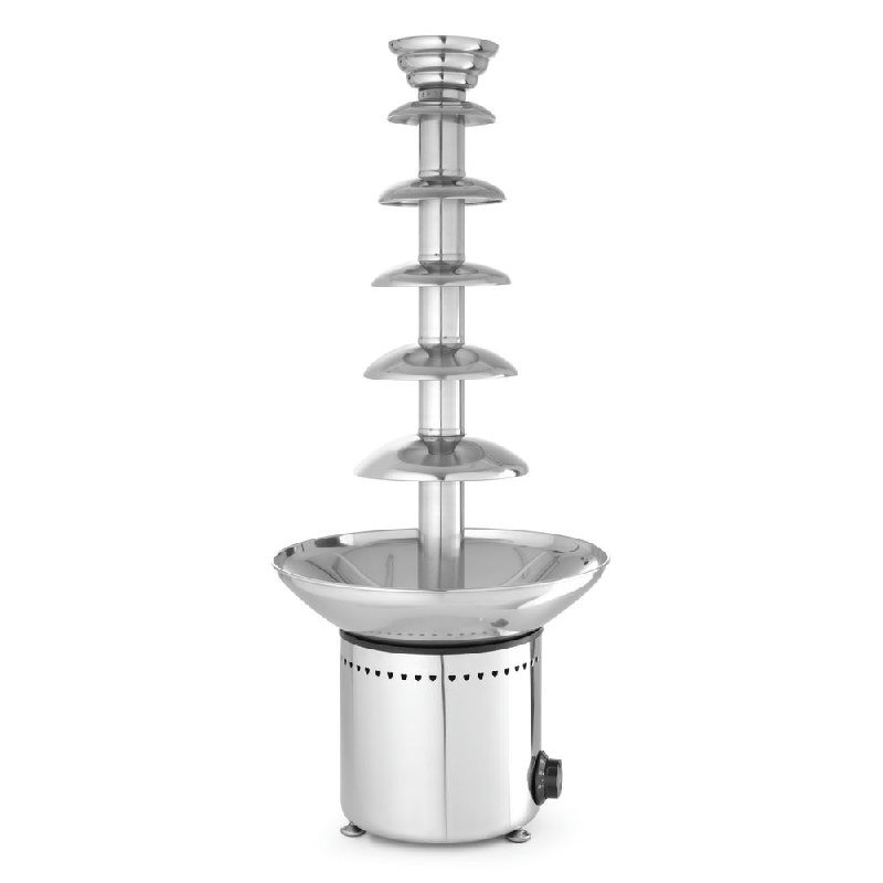Šokoladinis fondiu fontanas 6 lygių, plieno, 300 W - Hendi 274163
