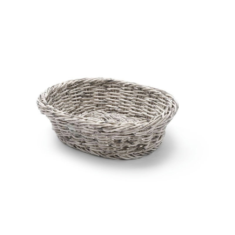 Hendi Brødkurv Oval Lysegrå Plast 25x19cm
