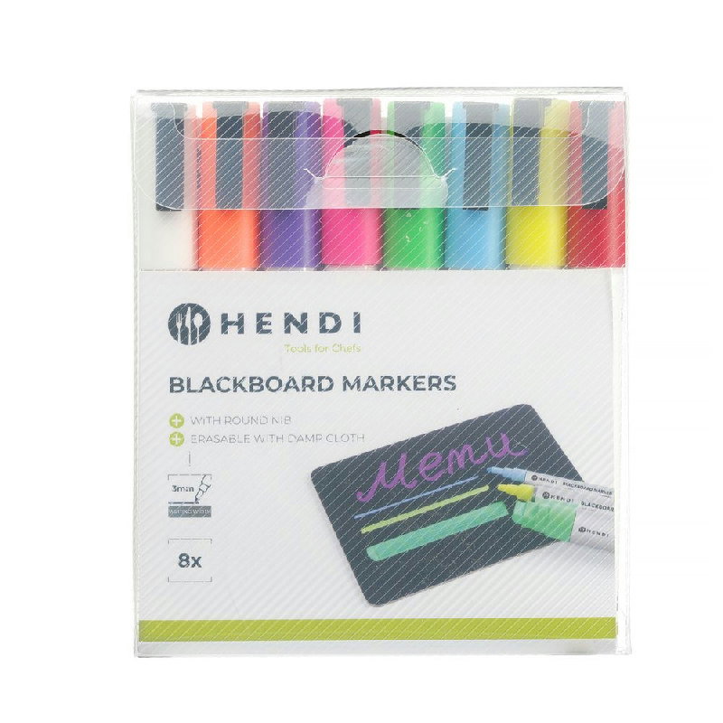 Hendi Tavlemarker 3 Mm 8 Stk.