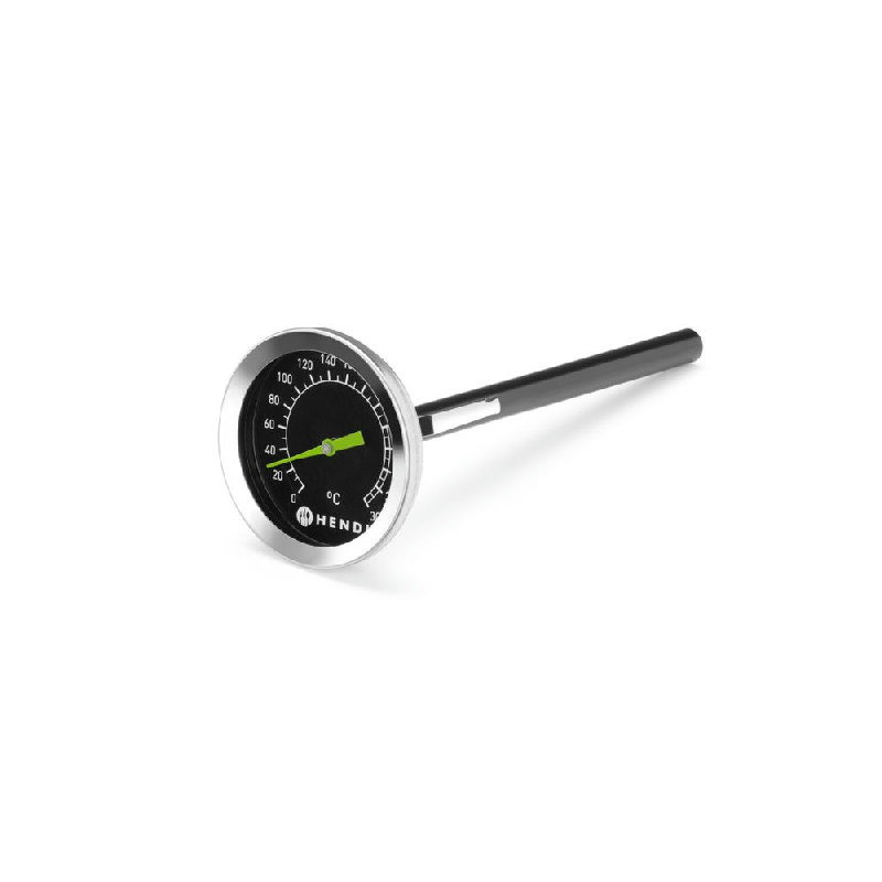 Hendi Analogt Termometer i Glas Og Metal