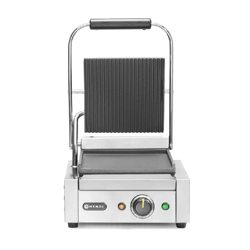 Kontaktinės grotelės su grioveliais viršuje, lygus dugnas 1800 W - Hendi 263600