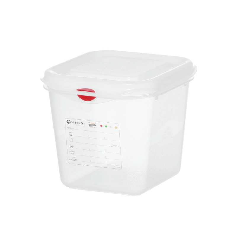 Hendi Gn 1/6 Kantine Polypropylen Transparent 100mm