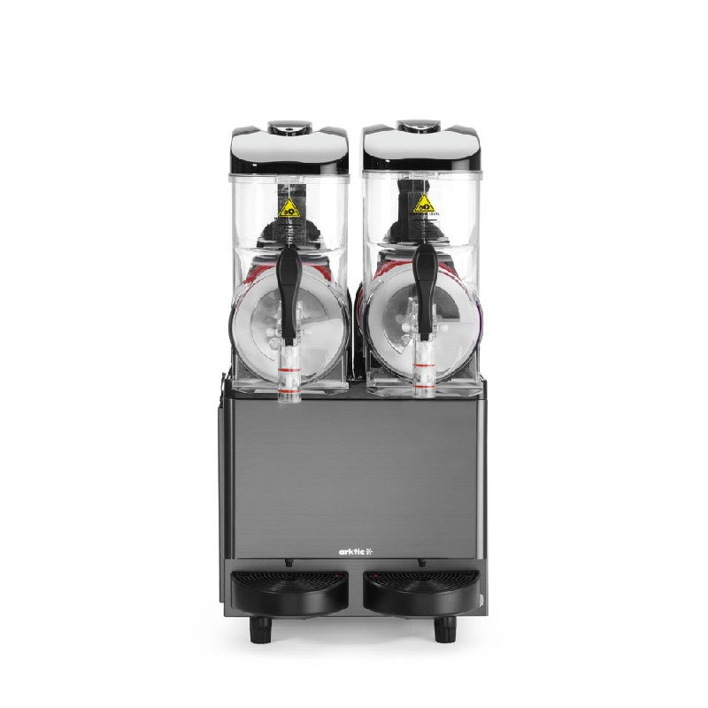 Hendi Slushice Maskine 2x12l Sort Metal
