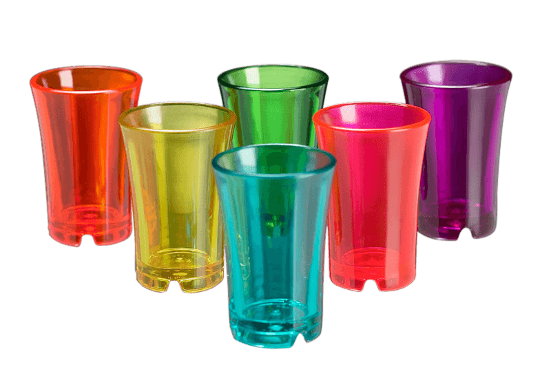 Shotglas Farvede Glas thumbnail