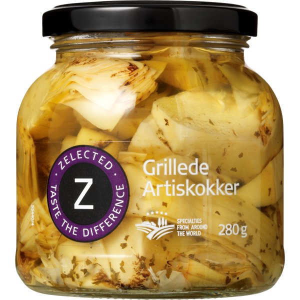 Billede af Grillede Artiskokker Zelected 314g