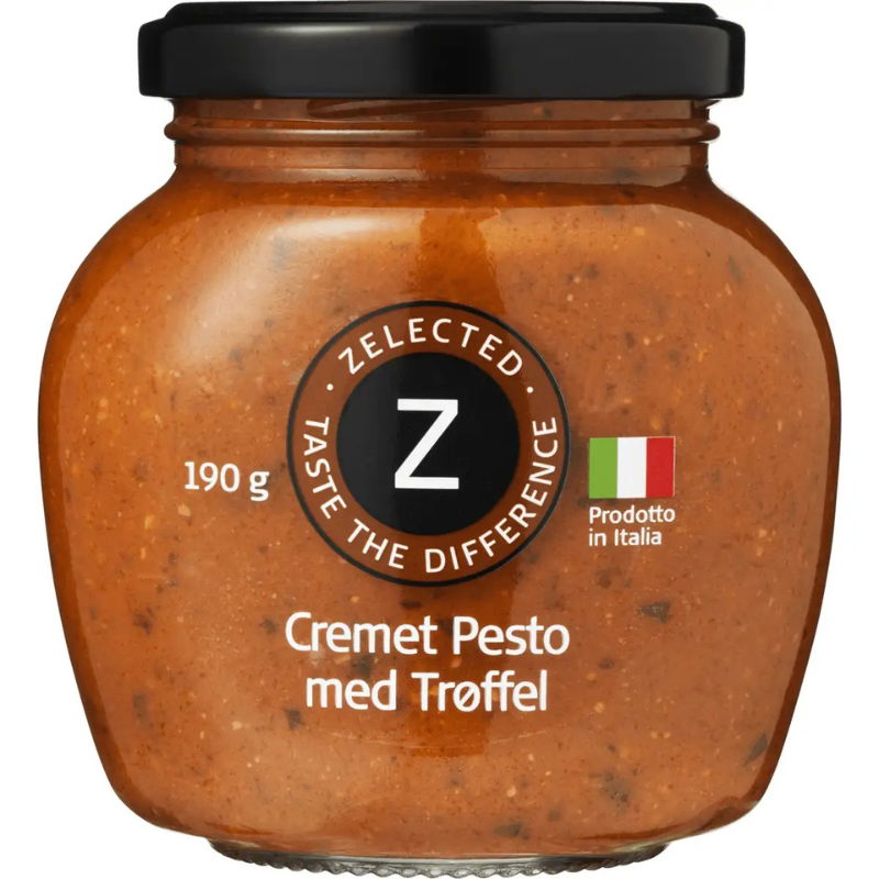 Cremet Pesto Med Trøffel 190g Zelected