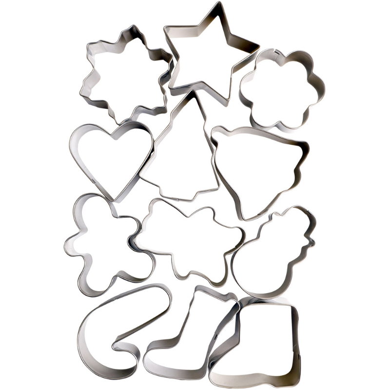 Udstiksforme | Julefigurer | 12 Stk. | Royal Series