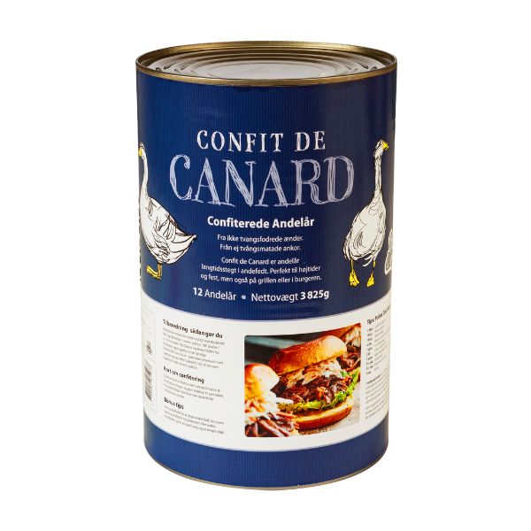 Confit De Canard Dd 12 Lår 3825g