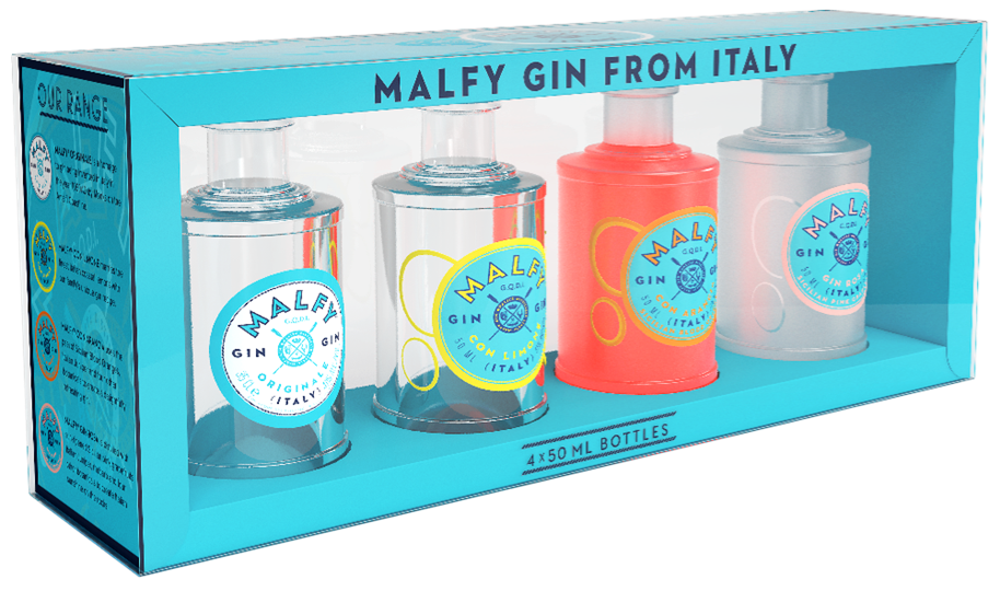 Malfy Gin Miniature Set 4x5cl/pk