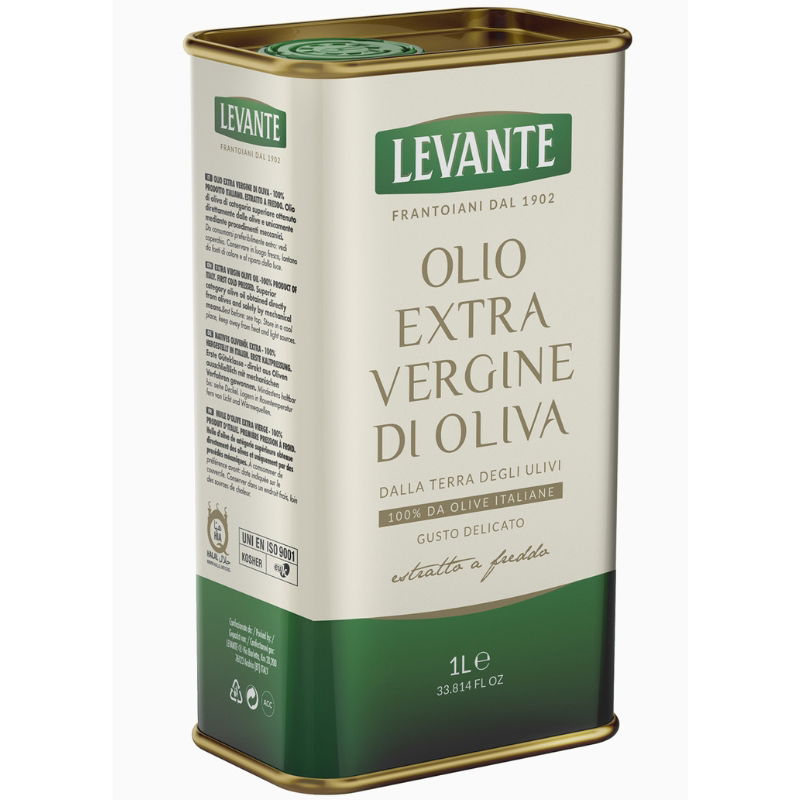 E. Jomfru Olivenolie 100% It 1 l Dåse
