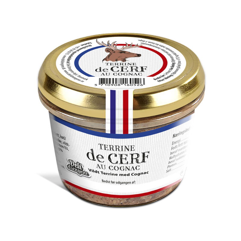 Venison Terrine M/cognac Dd 180g