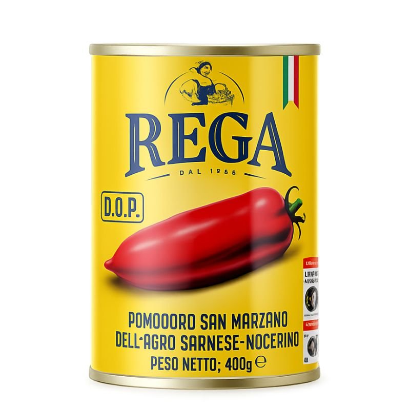 Rega Flåede Tomater San Marzano 400 g