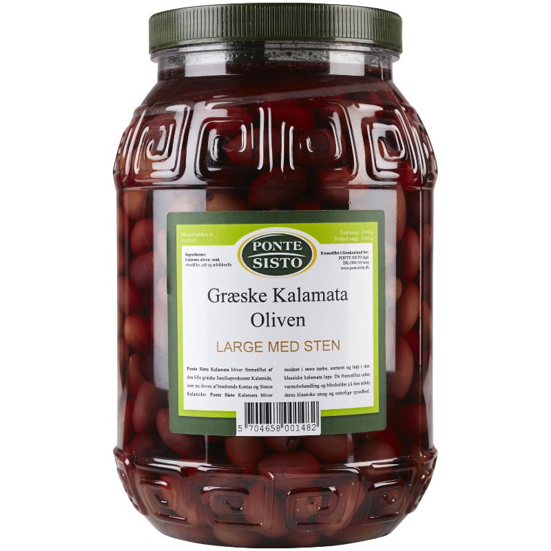 Oliven Kalamata M/sten Large 2 Kg