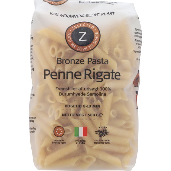 Pasta Penne Rigate 500g Zelected