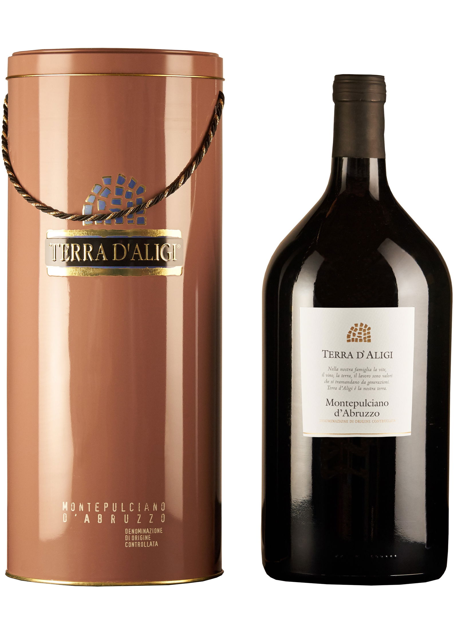 Montepulciano dâAbruzzo Doc 3 L Stålrør - Terra dâAligi