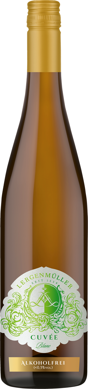 Cuvée Blanc Riesling Alkoholfri 0,75 L - Lergenmüller