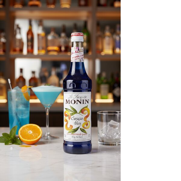 Monin Sirup Curacao Blue / Curacao Blå Fl 70