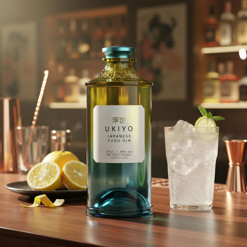 Ukiyo Yuzu Citrus Gin 40% Fl 70