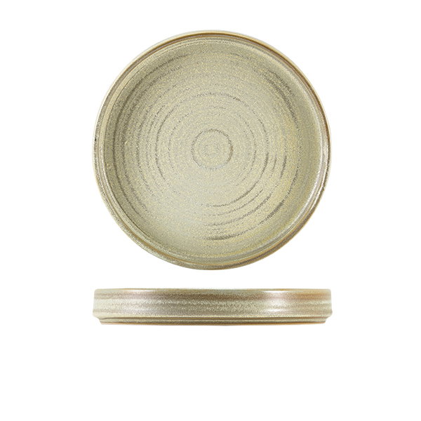 Terra Porcelain Matt Grå Præsentationsfad 20,5 Cm