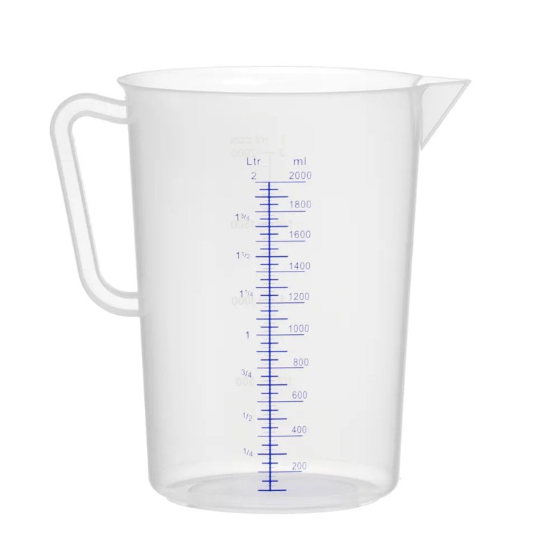Hendi Målekande Polypropylen Plastik 1l