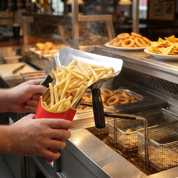 Hendi Pommes Frites Og Nachos Skovl Sort Plast 1 Stk