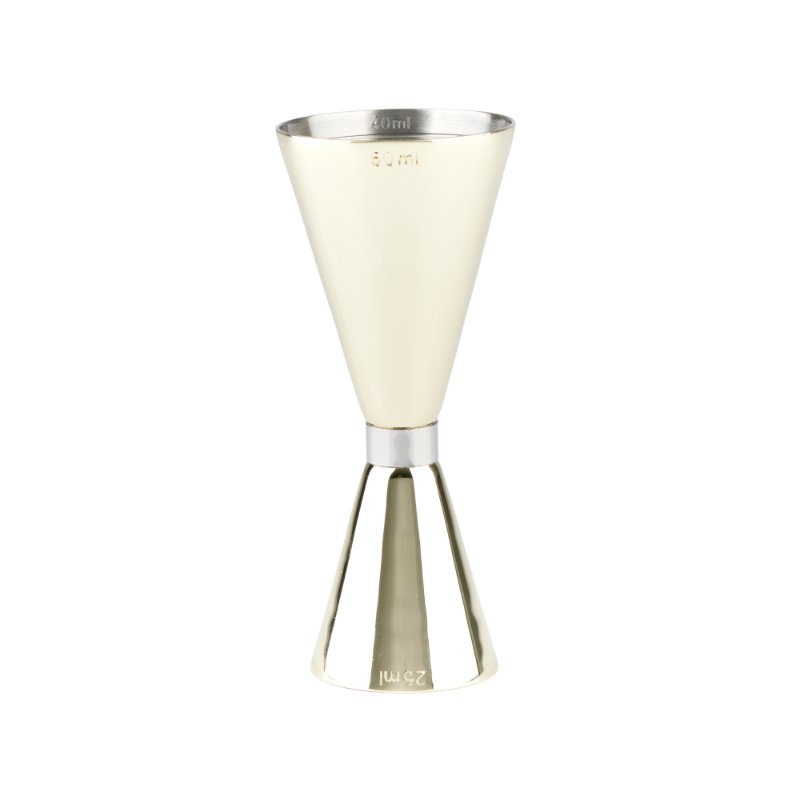 Jigger Slim 25/50ml Guld