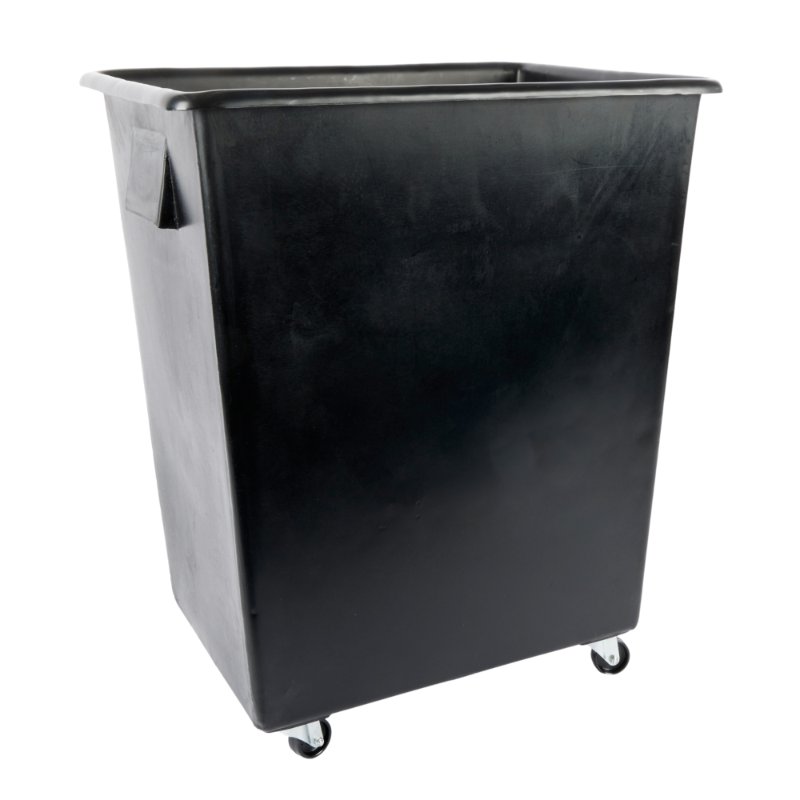 Flaskevogn 130 L Sort Plast Høj Model