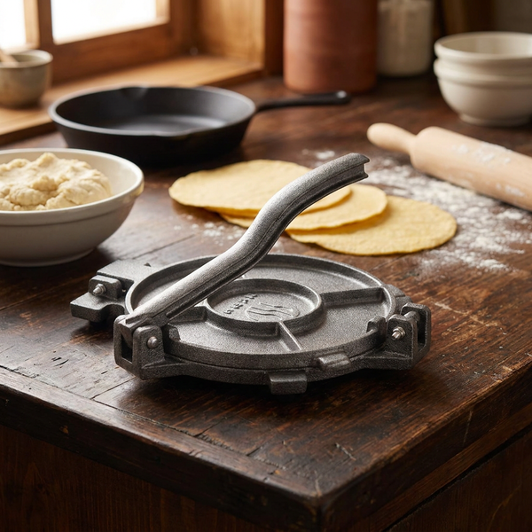 Hendi Tortilla Presse Støbejern Ø20cm
