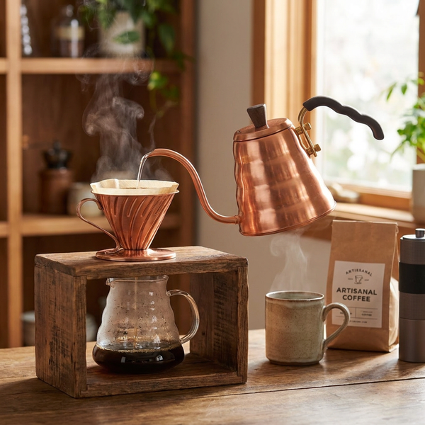 V60 BUONO Drip Kettle / Kedel - Kobber - 900 ml