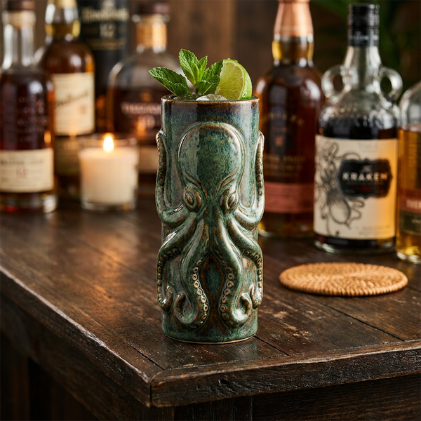 Kraken Keramisk Tikiglas