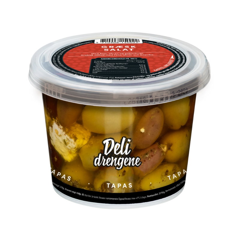 Græsk Salat 270g 160g Drænet