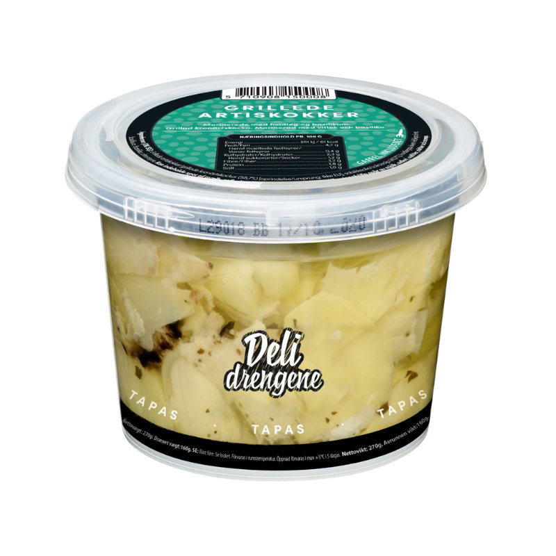 Grillede Artiskokker 270g 160g Drænet