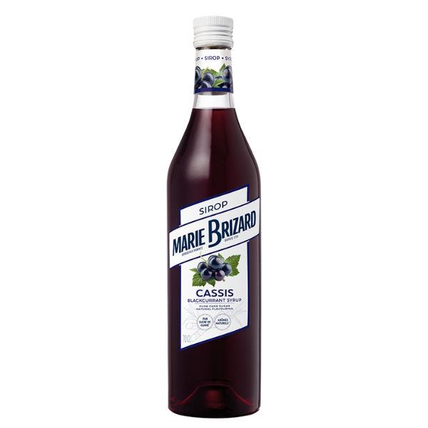 Marie Brizard Sirup Blackcurrant / Solbær Fl 70