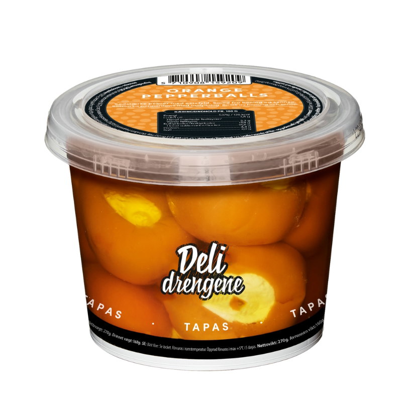 Orange Pebre Med Honning-sennep Ost 270g 160g Drænet