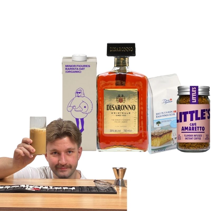 Dalgona Amaretto Coffe Cocktail Drinkspakke