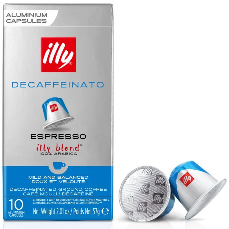 Illy Nespresso Decaf Koffeinfri Kapsler 10 Stk.