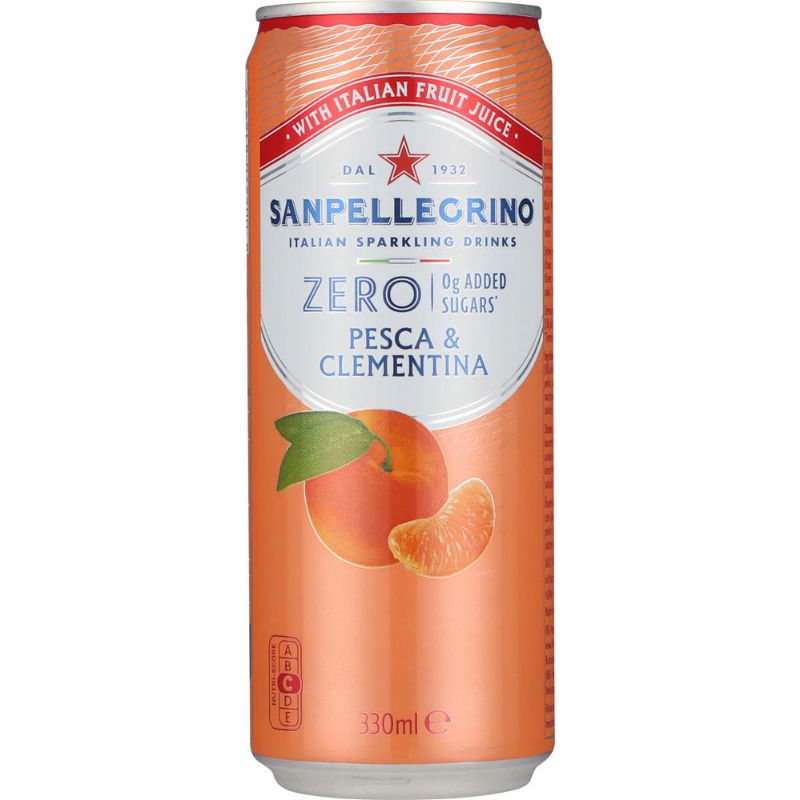 San Pellegrino Fersken Zero 33 Cl.