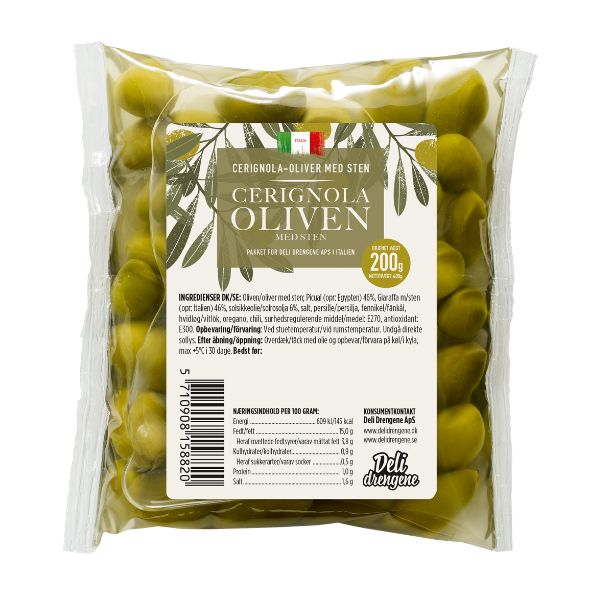Oliven Bella Di Cerignola 200g