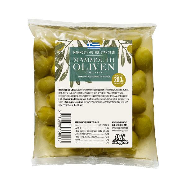 Mammouth Oliven u. Sten 200g