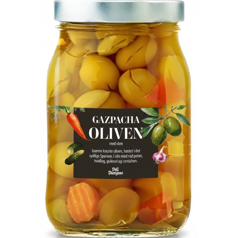 Manzanilla Oliven Hele 750 Ml