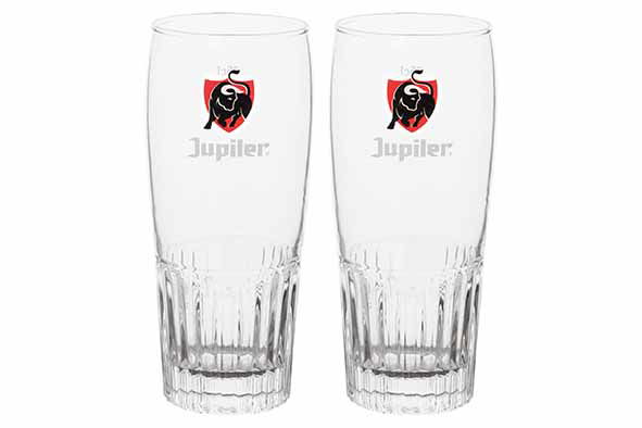 Jupiler Ølglas 25cl 2 Stk Gaveæske
