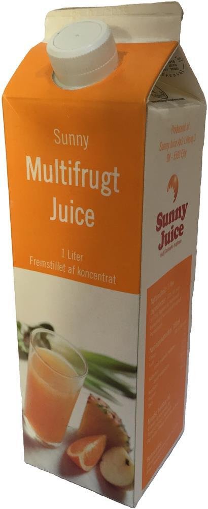 SUNNY Multifrugtjuice Æble/appelsin/ananas 1 L