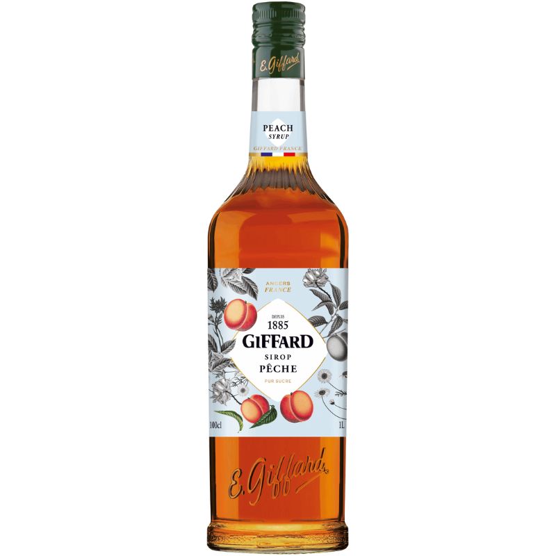 Giffard Syrup Peach / Fersken 1 Ltr