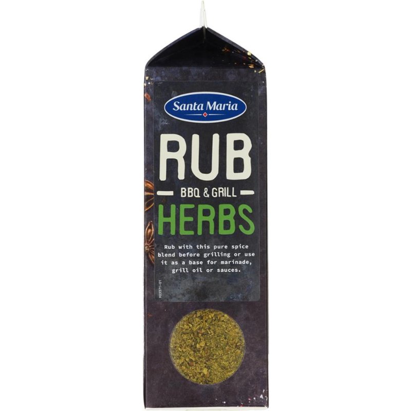 Krydderi Drymarinade/rub Urter