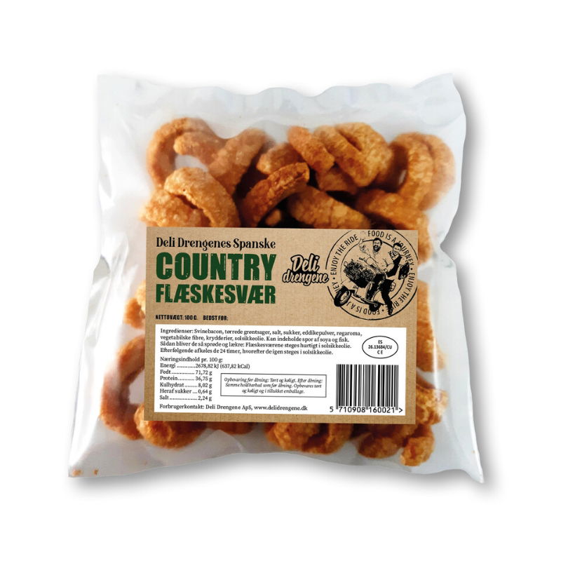 Country Flæskesvær 100g