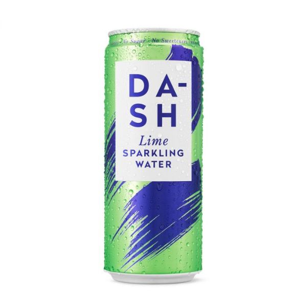 Dash Water Spakling Lime 330 Ml.