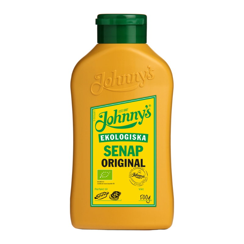 Johnnys Sennep Original Økologisk 500g